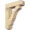 Ekena Millwork Balboa Craftsman Rough Sawn Bracket w/ Offset Brace, Douglas Fir, 8"W x 30"D x 36"H BKT0806X30X36BOA04RDF - alternate 1